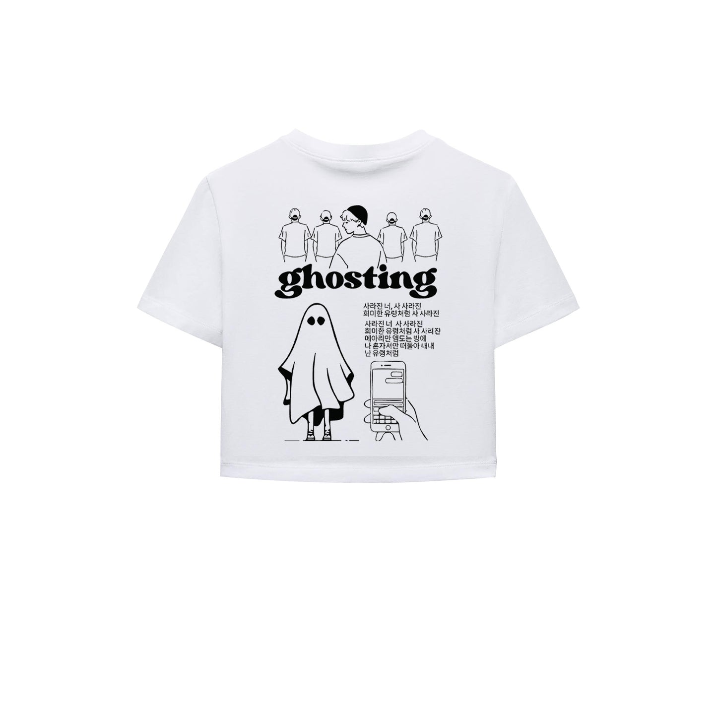 Ghosting Crop Tişört