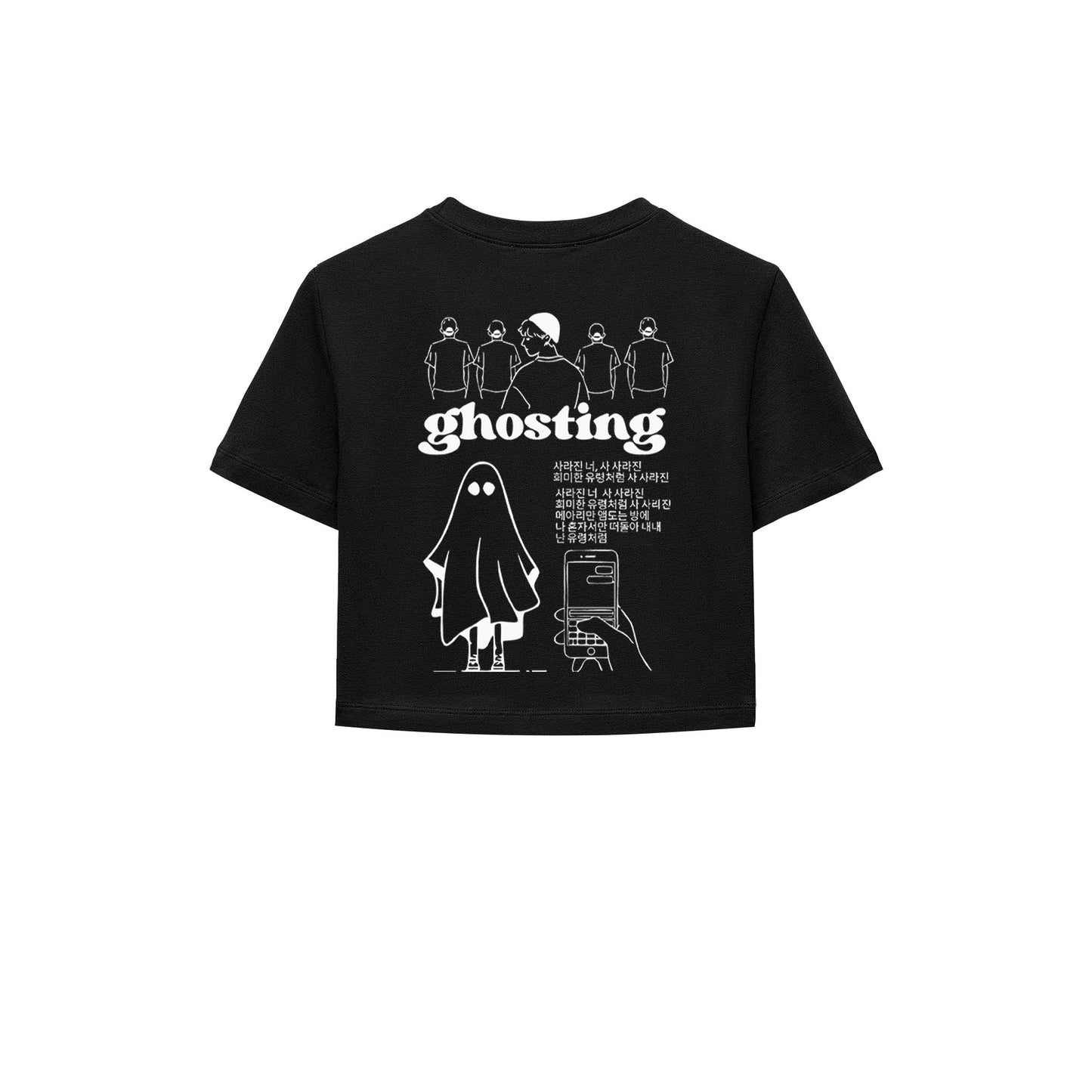 Ghosting Crop Tişört