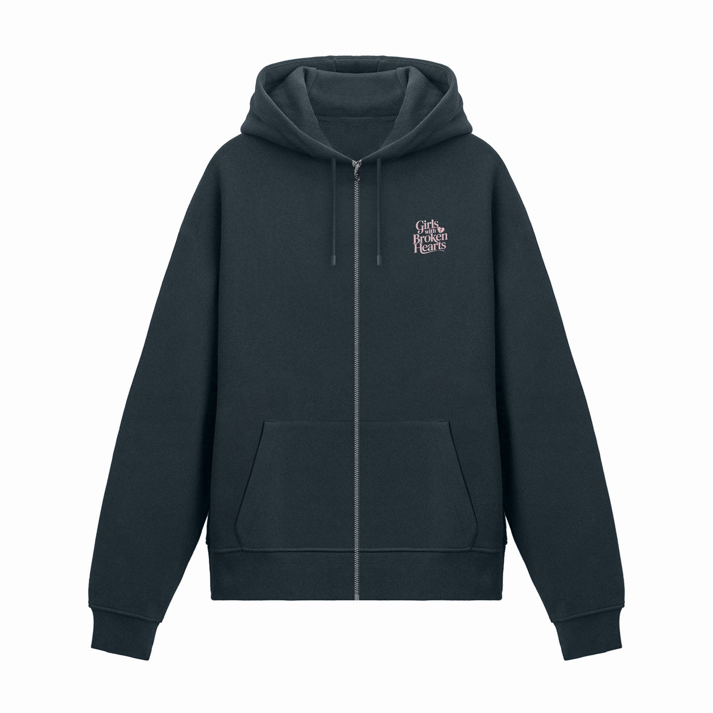 RoseGold Signature Zip Hoodie