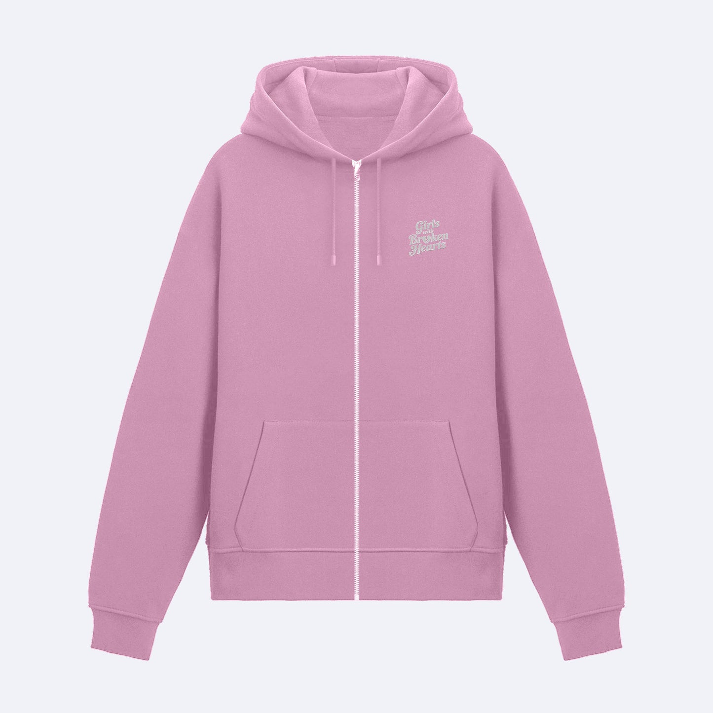 RoseGold Signature Zip Hoodie