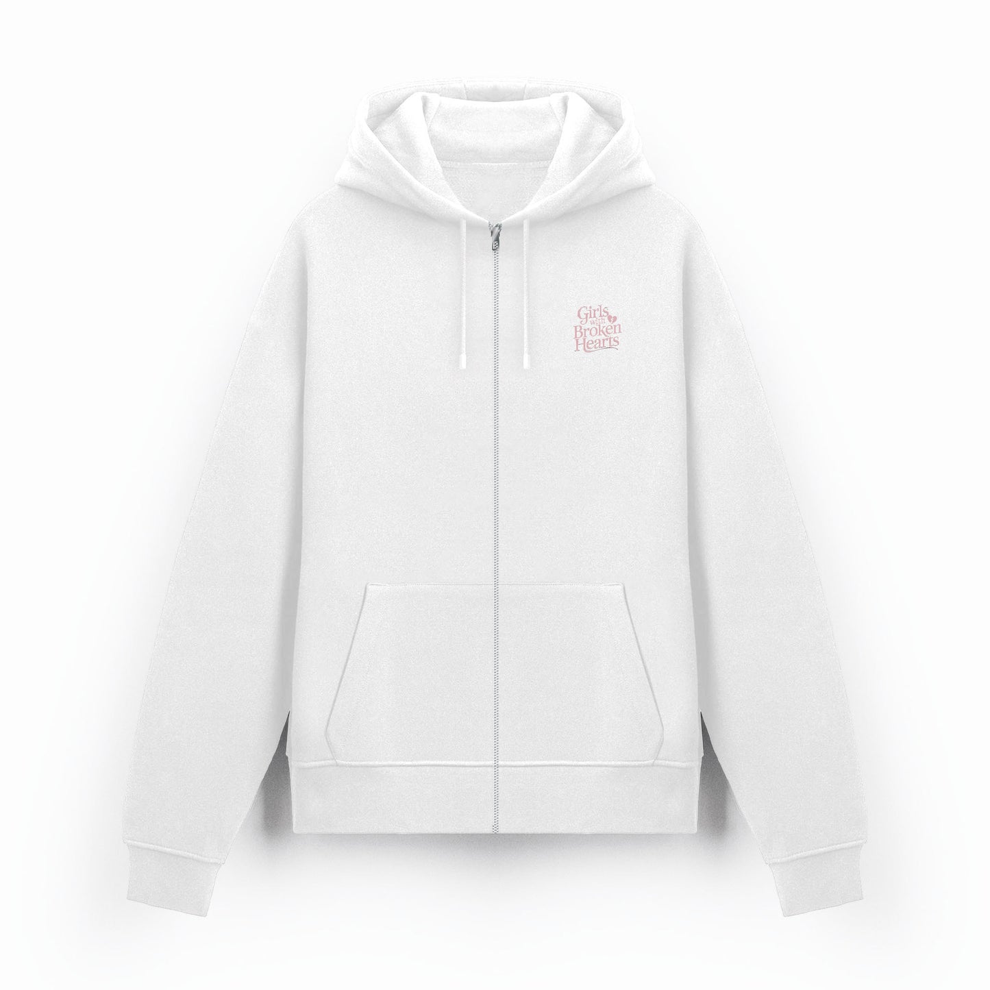 RoseGold Signature Zip Hoodie