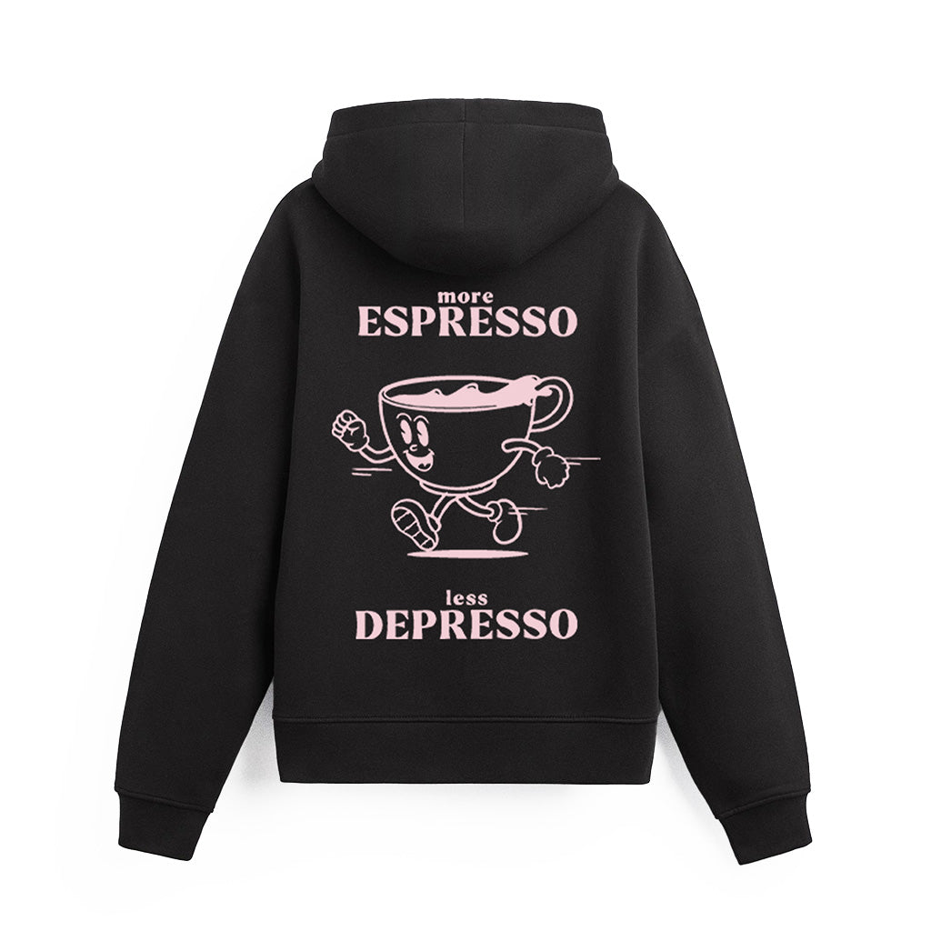 More Espresso Less Depresso Zip Hoodie