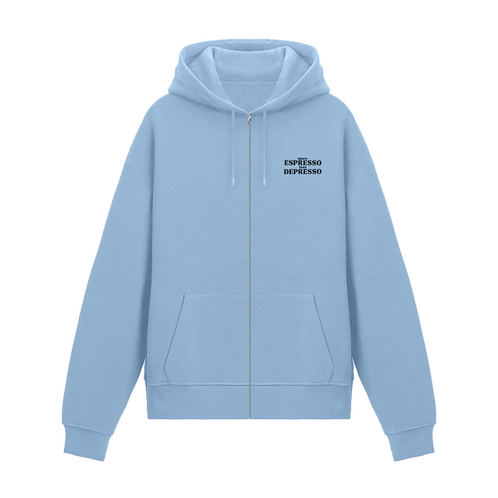More Espresso Less Depresso Zip Hoodie