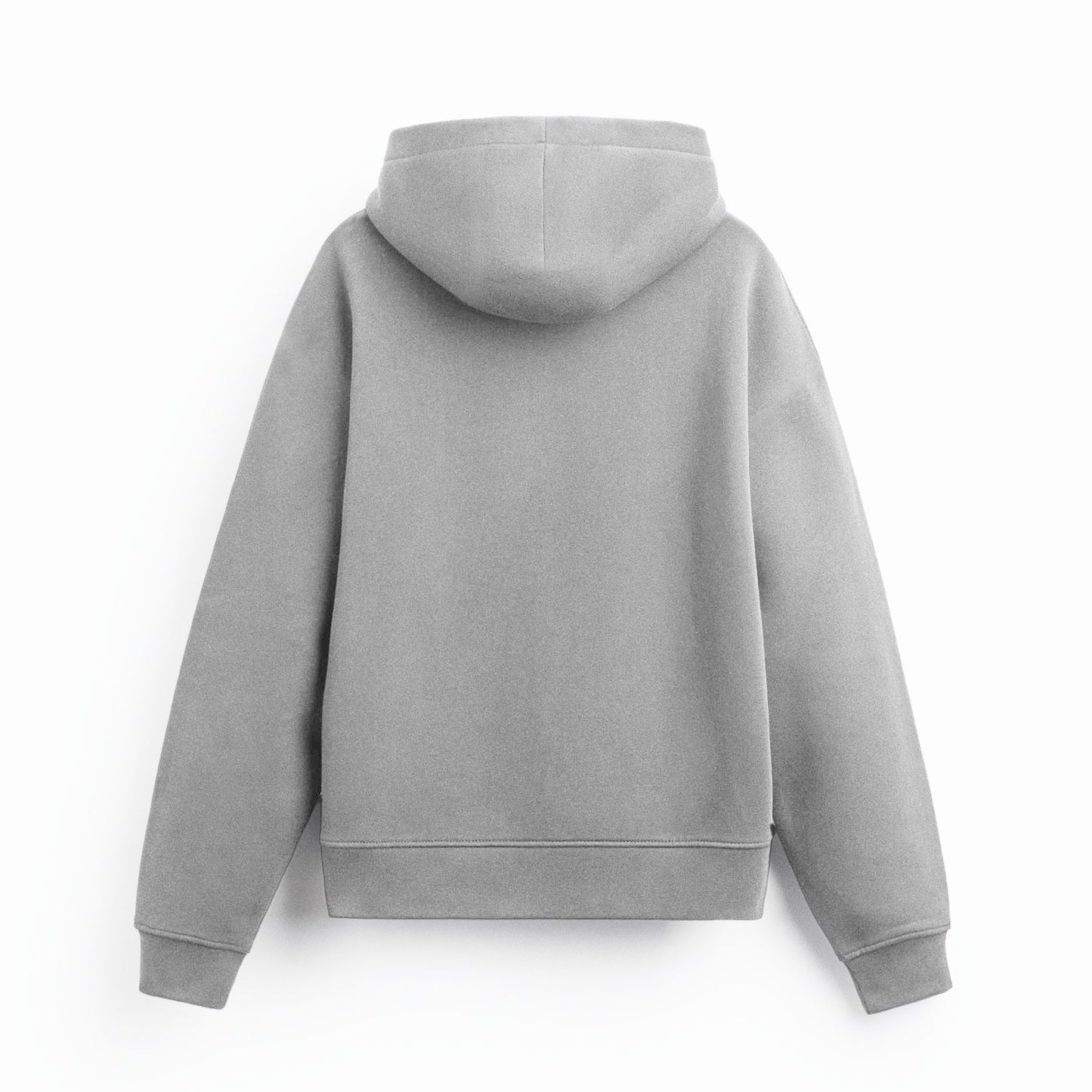 Basic Grey Zip Hoodie