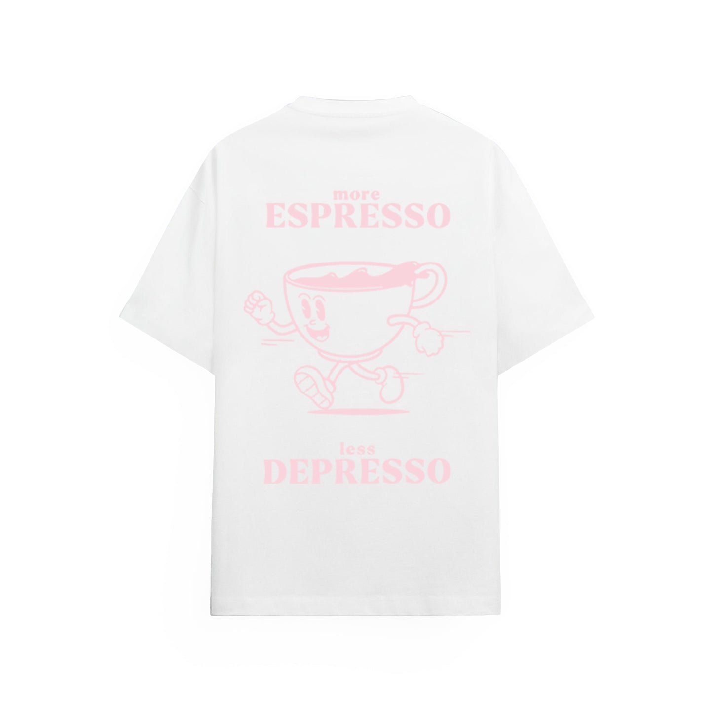 More Espresso Less Depresso Tişört