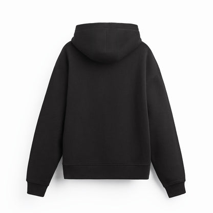 Basic Black Zip Hoodie